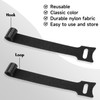60Pcs Cable Ties Reusable Adjustable Cable Straps Hook and Loop