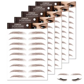ADOFUN Eyebrow Stickers, Fake Eyebrow Tattoo Stickers, Eyebrow Stickers, Fake Eyebrows, Eyebrows, Eyebrows, Art Makeup, 50 Pairs, Stick-on Eyebrows, Eyebrows, No Fading, Waterproof