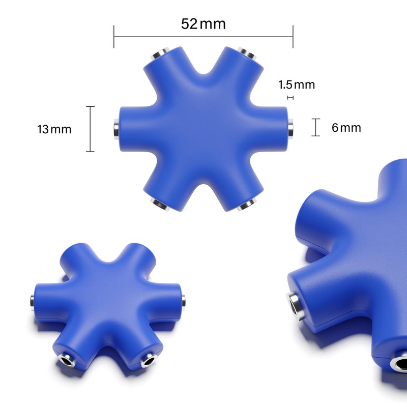 ExcelValley - Mono Patch Cable Splitter - TS 3.5mm 1/8"