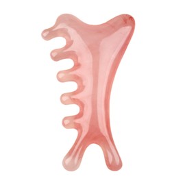 4 in 1 Gua Sha Beauty Massager Facial Care Device Made of Natural Beeswax Resin Material, Suitable for Eyes, Jaw Shaping, Head Care, Trigger Point Therapy, Gift for Women