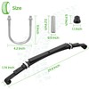 10L0L Golf Cart Heavy Duty Rear 4-Leaf Spring Kit with