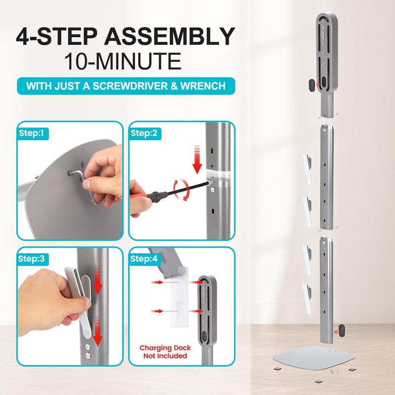 SIOMK Vacuum Stand for Dyson Gen5 V15 V12 V11 V10
