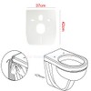 Sound Insulation MAT/Gasket for Wall Hung WC Toilet Pans Frames