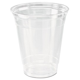 Dart SOLO TP12 12oz Clear Practical-fill Ultra Clear Squat PET Plastic Cups (Case of 1,000)