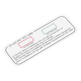 VOANZO UV Test Cards 10Pcs UV Test UVC UVA Light Effects Tester Indicator Cards UV Detection Strips Paper Testing Device for UV Radiation Exposure