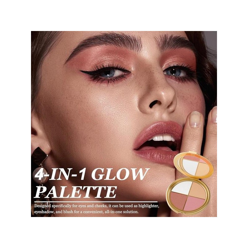 아이앤치크 하이라이터 블러셔 팔레트 4in1 I & Cheek Highlighter Blush
