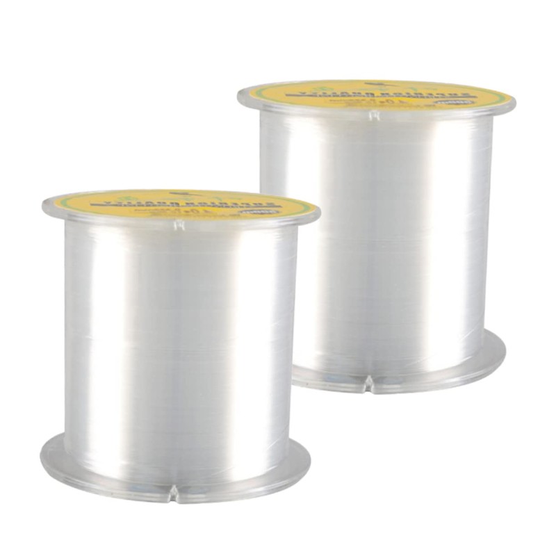 Sosoport 3pcs Invisible Nylon Fishing Line Strong Pulling Force Abrasion