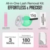 LASHVIEW Eyelash Extension Remover Cream Gentle Aloe Vera Formula, Lash