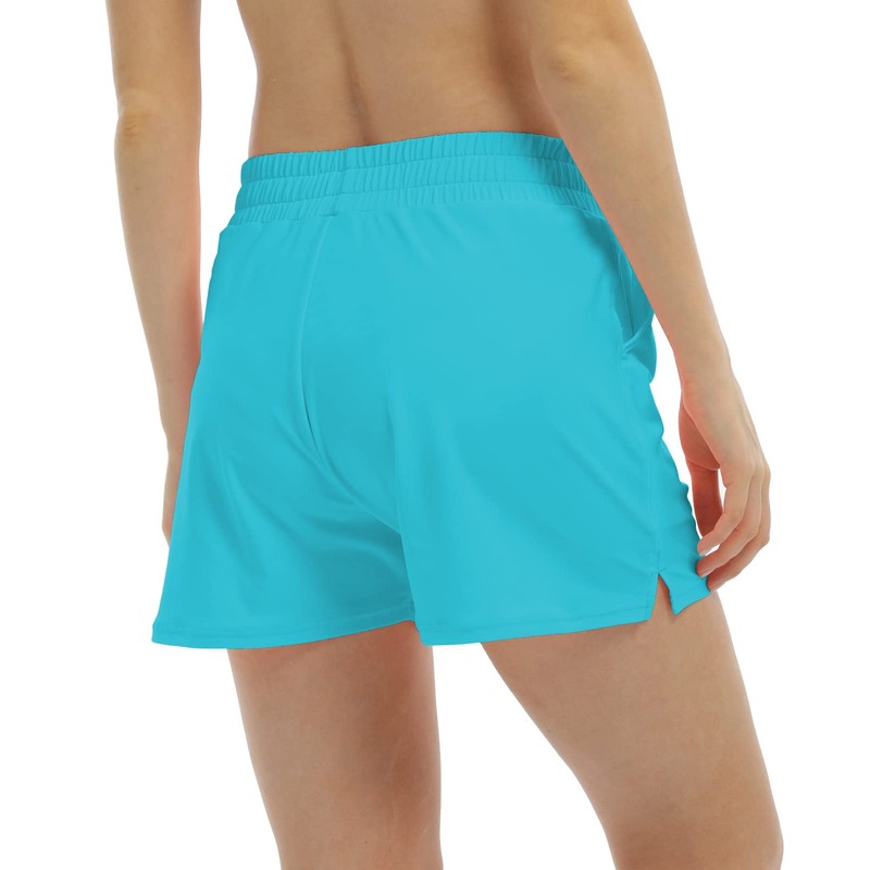 Halcurt Swimming Shorts Women's Swimming Trunks Quick Drying Board Shorts