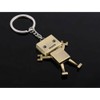 New Bronze Vintage Retro Key Ring Gift Cute Robot Metal