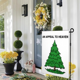 An Appeal to Heaven Garden Flag 12x18 Inch Double Sided We The People American War Revolution Liberty Pine Tree Garden Flags for Outside House Indoor Outdoor Patriotic Yard Sign Decoration