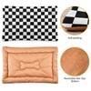 Coikll Checkerboard Pet Bed Pad Soft Dog Bed Mat with