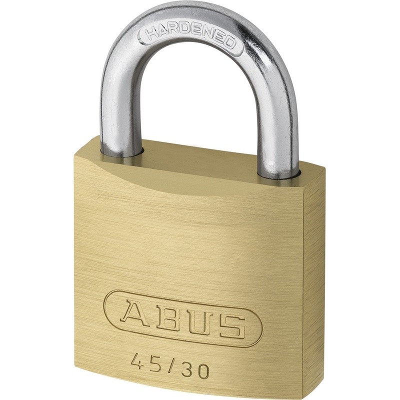 Abus 05407 Brass Padlock, 45/20, 3983-20