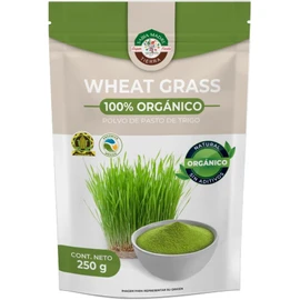 Wheatgrass orgánico en polvo 250g – alta fuente de clorofila y vitaminas