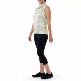 ATHLETIC WORKS - X-Large16/18 Womens Capri LEGGING + TANK TOP + GAITER/headban