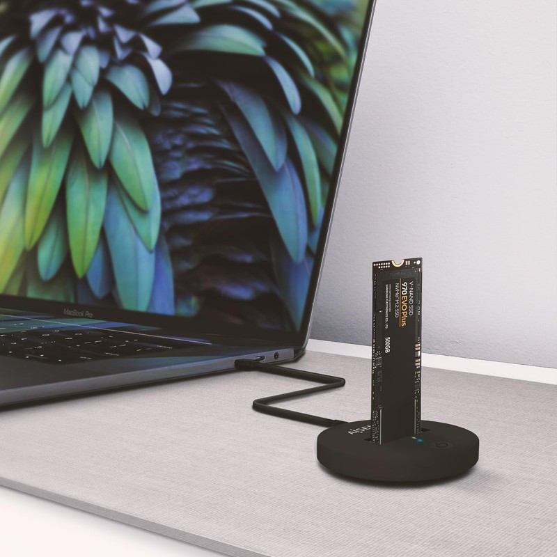 AISENS USB-C Dock M.2 (NGFF) ASUC-M2D013-BK SATA/NVMe to USB3.1 Gen2,