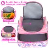 PinkSheep Kids Double Decker Cooler Insulated Lunch Bag Large Tote