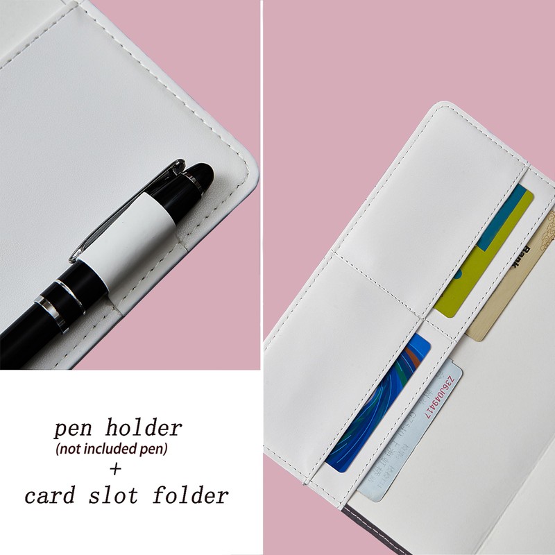 NectaRoy PU Leather Combination Lock Diary Writing Planner Organiser, Password