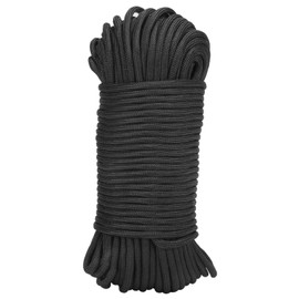 650 Military Specification 10 Core Climbing Rope Outdoor Drying String Rescue RopeBlack
