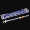 Disposable 1ml syringe with 25G 1inch Lab Supplies, Individually Packaged