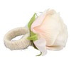 4PCS Rose Napkin Ring Simulated Plastic Reusable Vine Design Napkin