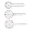 ieron 3 Pieces Goniometer, 6/8/12 Inch Protractor Tool for Physical