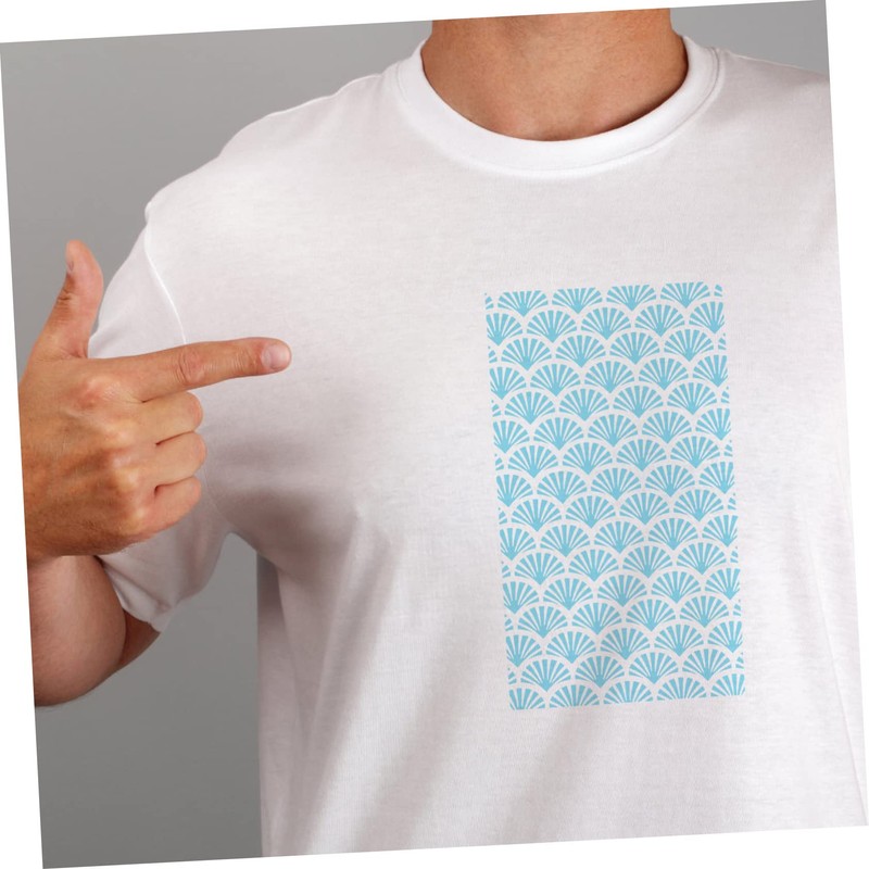 Angoily 3 Sheets Clay Printing Template Screen Reusable Stencil Polymer