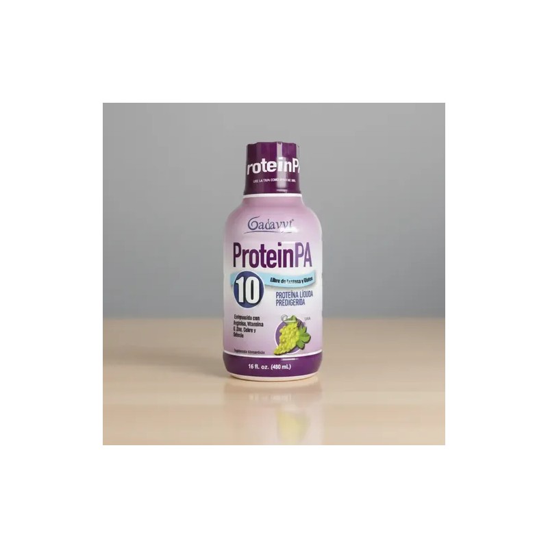 Gadavyt Protein Pa 480 Ml Sabor Uva Suplemento Líquido