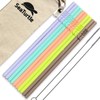 SeaTurtle Reusable Silicone Straws - 10 Pack - /w Cotton