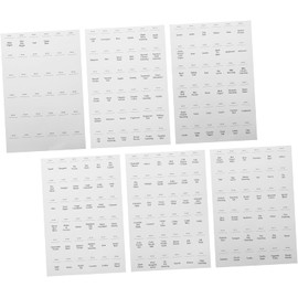 216 Etiquetas Adhesivas Impermeables Y Resistentes Al Aceite Para Tarros De Especias Etiquetas Preimpresas Para Clasificación En La Cocina Ideal Para Frascos Y Envases