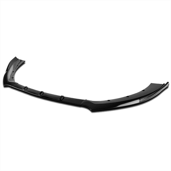Spec-D Tuning Glossy Black Front Bumper Lip Spoiler Splitter 3PC Compatible with Ford Mustang 2015-2020