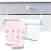 Over the Door Towel Rail,Double Layers Stainless Steel Telescopic Towel
