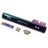 JDMSPEED Universal Neo Chrome Front Bumper License Plate Mount Bracket