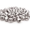 Hot Bear Colorful Jingle Bells 1-Inch/ 25mm, 100-Pack, Gold/Silver (Silver)
