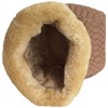 Foot Warmer with Merino Lambskin Colour Combination Camel