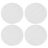 PATIKIL 2.4" Diameter 304 Stainless Steel Perforated Sheet, 4 Pcs