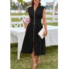 GRACE KARIN Black Dress for Women 2025 Summer Trendy Sleeveless