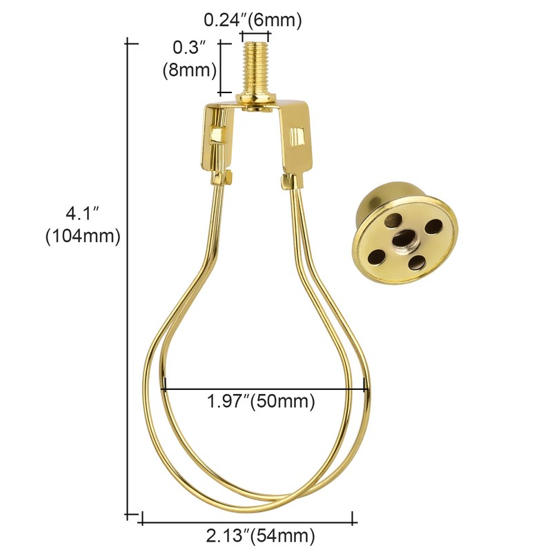 2 PACK Lamp Shade Light Bulb Clip Adapter, WEAVERBIRD Lamp