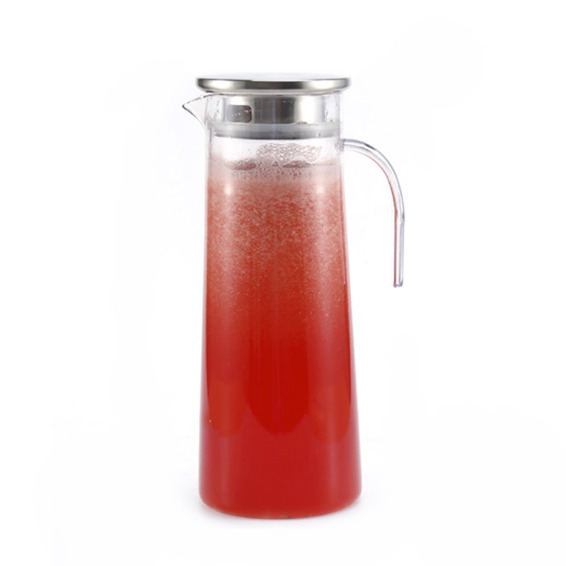 1.2L Acrylic Transparent Juice Bottle Cold Water Pitcher Jug for