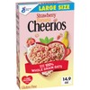 Strawberry Banana Cheerios, Heart Healthy Gluten Free Breakfast Cereal, Made