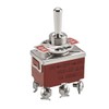 Heschen Metal Toggle Switch HS-223 DPDT Momentary Type (ON)/OFF/(ON) 3
