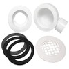 Mustee 82.400A Drain Assembly for Shower Floor,White