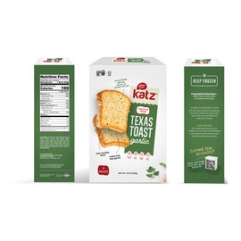 Katz Gluten Free Texas Toast, Dairy Free, Nut Free, Soy Free, Gluten Free | Kosher. 4 Texas Toast 7.8 Ounce Each (Pack Of 3)