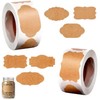 Customized Labels, 600 Pieces Of 5x3cm Bottle Labels For Storage,