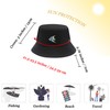 ZLYC Unisex Fashion Embroidered Bucket Hat Summer Fisherman Cap for