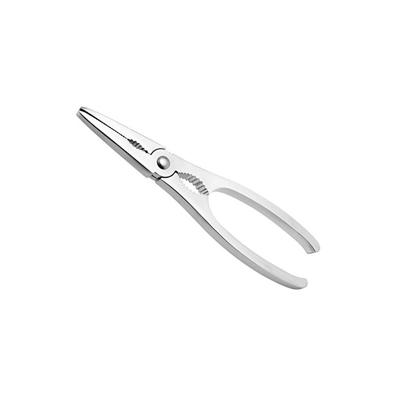 H&H Pinza per Crostacei, Legno, Acciaio, 24x2x9 cm