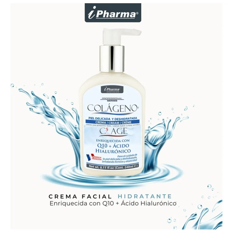 Crema De Colágeno + Ácido Hialurónico + Q10 C5 Age