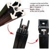 BLCCLOY 2Pcs Aluminum Extrusion Profile Flexible Pivot Joint Connector Set
