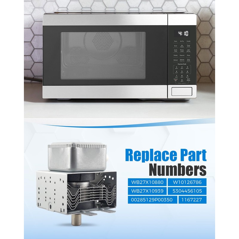 WB27X10880 Microwave Magnetron 0880 Fit for GE Microwave Oven, Replace