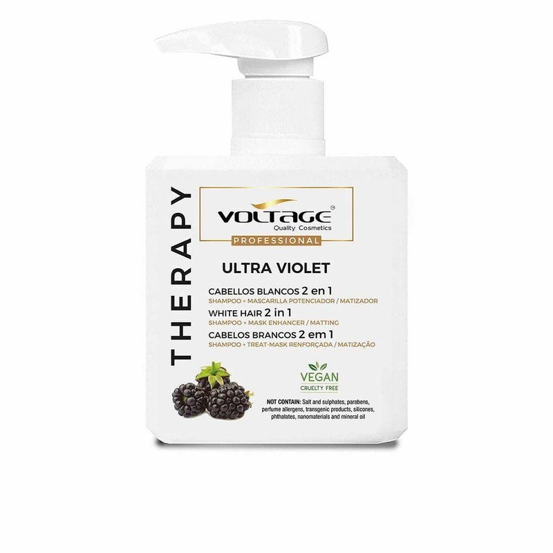 Therapy Ultra Violet Cabellos Blancos 2 En 1 Champú-Mascaril